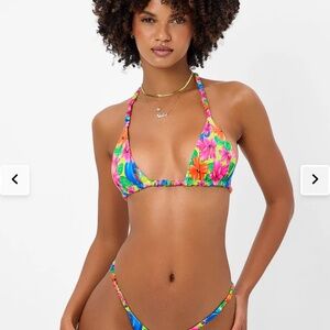 Frankie’s Bikinis Hope Floral Bikini Set (Top and Bottom)